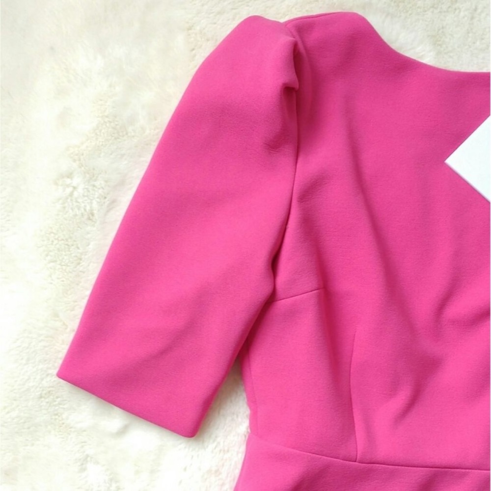 Pink Elliatt Dress w/ Slight Open-Back - Picture 3 of 5
